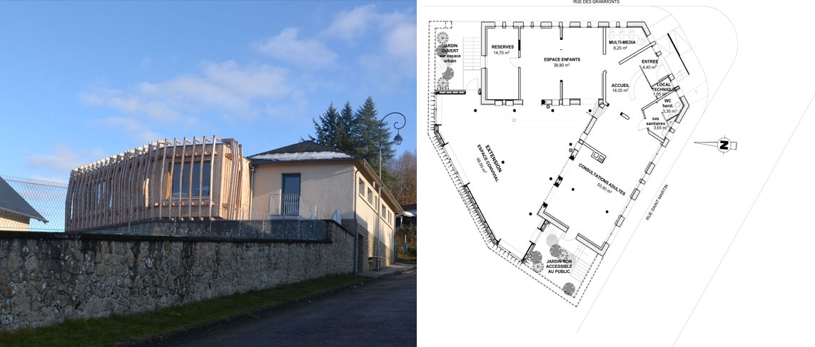 R&eacute;am&eacute;nagement biblioth&egrave;que &agrave; Peyrat le Ch&acirc;teau (87)_6