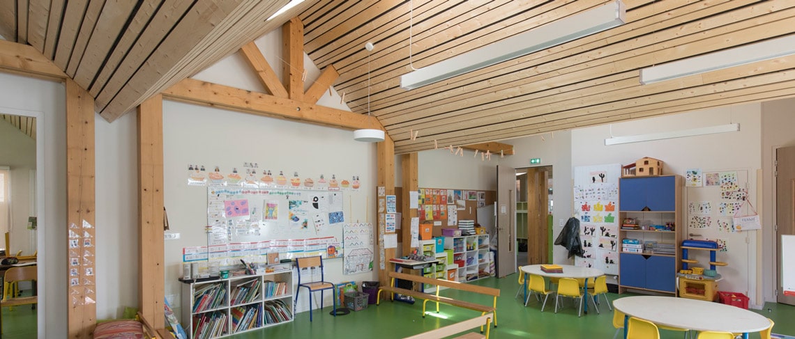 Glanges – Restaurant scolaire, salles de classe, dortoir et chaufferie biomasse._1